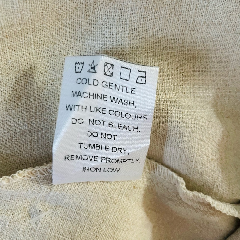 NWT Princess Polly Gigi Beige Linen Skort - Size 6 - Picture 7 of 8